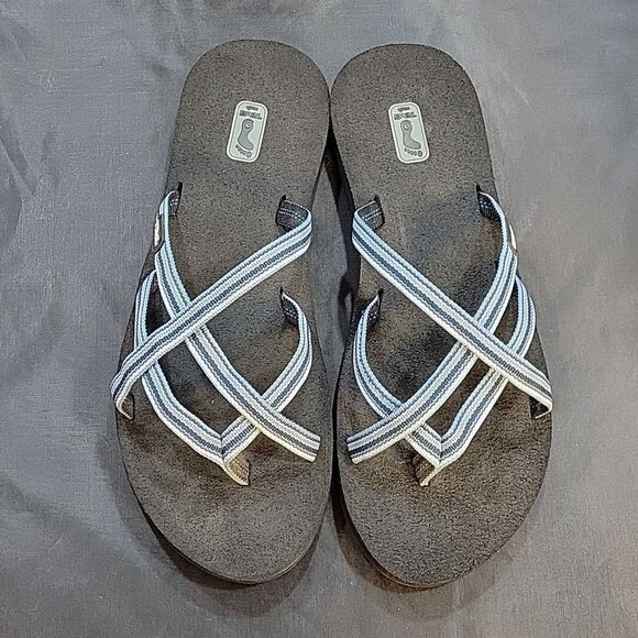 TEVA OLOWAHU WOMEN'S FLIP FLOP SANDALS - Picture 2 of 14